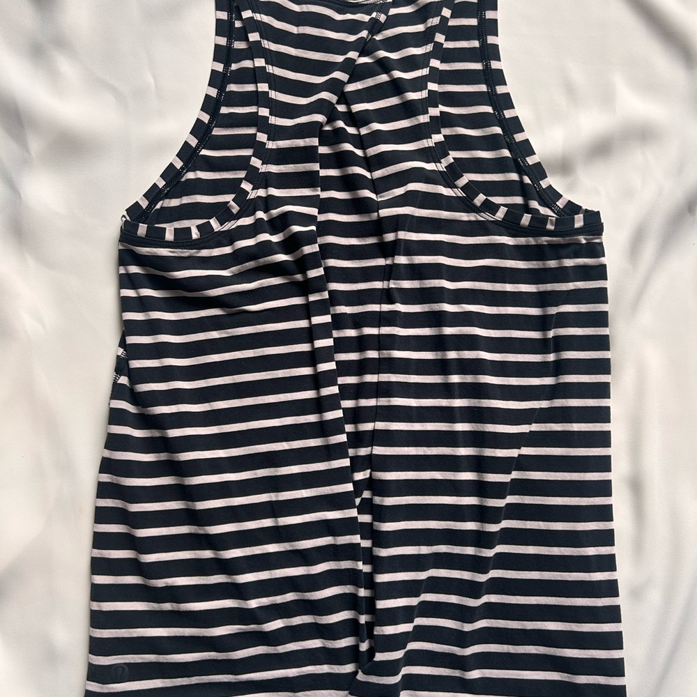 lululemon 2 Black and White Striped Tank Top BUNDLE - Picture 4 of 7